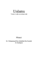 Uislamu Vyanzo vyake na misingi yake.pdf